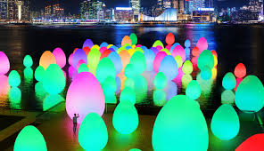 Hong Kong hosts hundreds of egg-shaped objects to light up Victoria Harbour as part of 5 free waterfront pop-ups in ‘Art March’